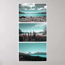 Tekapo No4 triple Posters