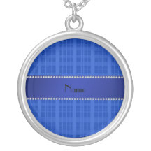 Tela escocesa azul conocida personalizada grimpolas personalizadas