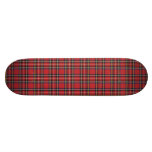 Tela escocesa roja patin