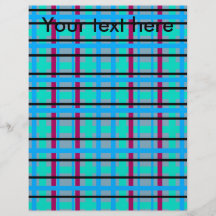 Tela escocesa verde roja azul y gris moderna tarjetas publicitarias