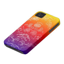 TELA Y FLORES 1- iPhone 4 Case-Mate PROTECTOR