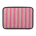 telas a rayas blancas poner crema en rosa femenino funda para macbook air