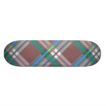 Telas escocesas, controles y tartanes en Brown y t Tablas De Skate