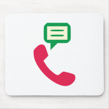 Telefon Anruf telephone call Mauspad