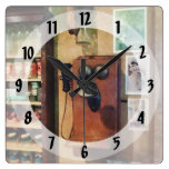 Teléfono pasado de moda relojes de pared