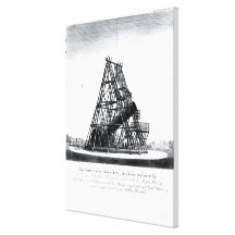 Telescopio de los cuarenta pies de William Hersche Lienzo Envuelto Para Galerías