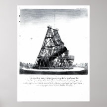 Telescopio de los cuarenta pies de William Hersche Impresiones