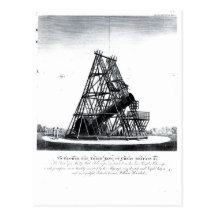 Telescopio de los cuarenta pies de William Hersche Tarjeta Postal