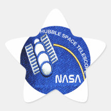 Telescopio espacial de Hubble (HST) Pegatina Forma De Estrella Personalizada