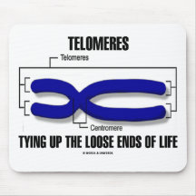 Telomeres que ata encima de finales flojos de la v alfombrillas de ratón