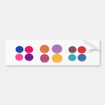 Tema colorido adesivo