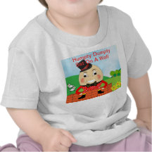 Tema de la poesía infantil de Humpty Dumpty Camisetas