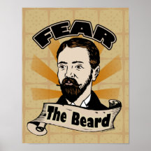 Tema la barba, bigote divertido posters