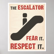 Tema la escalera móvil posters