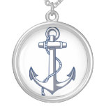 Tema náutico del mar del océano del ancla grimpola