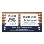 Tema patriótico o militar de la tarjeta de la foto tarjeta fotográfica personalizada