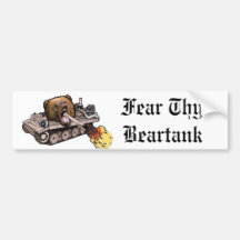 Tema Thy Beartank Bumpersticker Pegatina De Parachoque