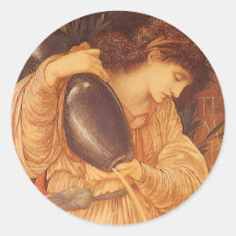 Temperantia de Burne Jones, arte del Victorian del Pegatina