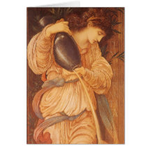 Temperantia de Burne Jones, arte del Victorian del Tarjeta
