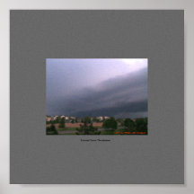 Tempestad de truenos de Kansas del verano Poster