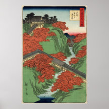 Templo 1859 de Tōfukuji del puente de Kyoto Japón  Posters