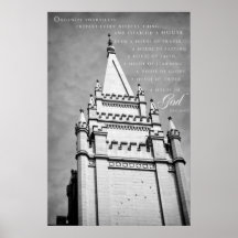 Templo 4 del Poster-SLC LDS