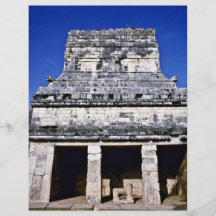 Templo de los jaguares, Chichen Itza Flyer A Todo Color