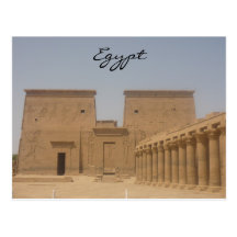 templo de los philae tarjetas postales