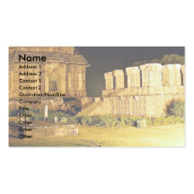 Templo de Sun, Konark, la India Tarjeta De Visita