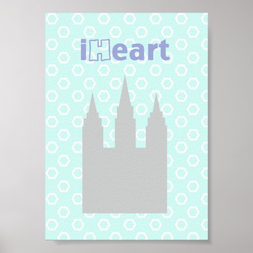 templo del iHeart SLC Posters