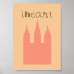 templo del iHeart SLC Poster