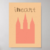 templo del iHeart SLC Poster