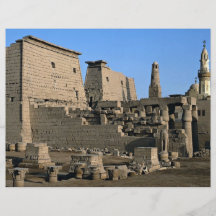 Templo desierto de Luxor, Luxor, Egipto Flyer A Todo Color