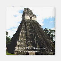 Templo I, Tikal, Guatemala Imán Para Frigorifico