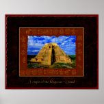 "Templo impresión de la bella arte del mago" Poster
