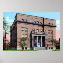 Templo masónico de Gary Indiana Posters