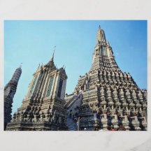 Templo tailandés en Bangkok, Tailandia Tarjetas Publicitarias
