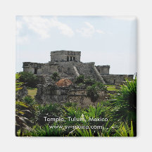 Templo, Tulum, México Imán De Frigorífico