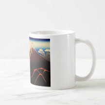 Temporal de lluvia debajo de la cumbre tazas de café