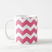 Tendencia moderna rosada del modelo de zigzag del  tazas