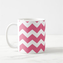 Tendencia moderna rosada del modelo de zigzag del  tazas