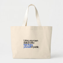 TENER GUSTO DE SU PROPIA SITUACIÓN ES COMO HIGH-FI BOLSAS DE MANO