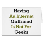Tener una novia del Internet no está para los frik Felicitacion