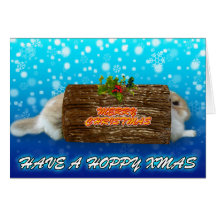 Tenga Navidad de lúpulo - tarjeta de Navidad del c