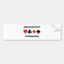 Tenga puente intelectual del duplicado del juego d etiqueta de parachoque