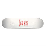 Tenga su propio orden del día patineta personalizada