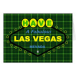 Tenga tarjeta del día de Las Vegas un St Patrick f