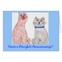 ¡Tenga un aniversario de Purrfect!! Felicitaciones