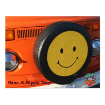 ¡Tenga un día del Hippie! Tarjeta Postal