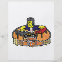 Tenga un Rockin Halloween Tarjetones